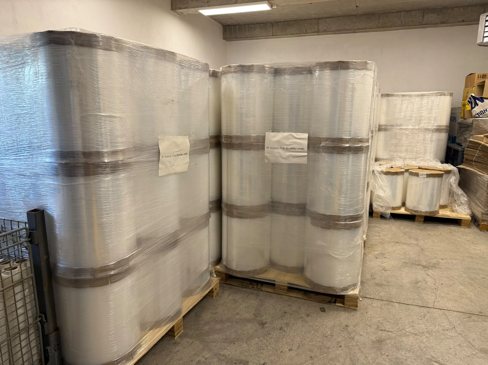 Folia stretch Jumbo 20 µm / 250% — magazynowanie